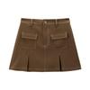 LEDIN 2025 Spring High-Waist A-line Mini Skirt