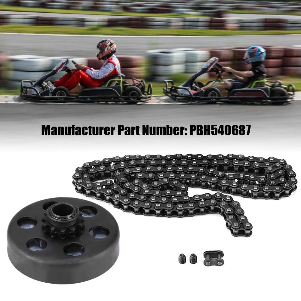 3/4 In Bore Centrifugal  Centrifugal  3/4" Bore 12 Tooth #35 Chain Screw Sets for  Kart   6.5HP PBH540687