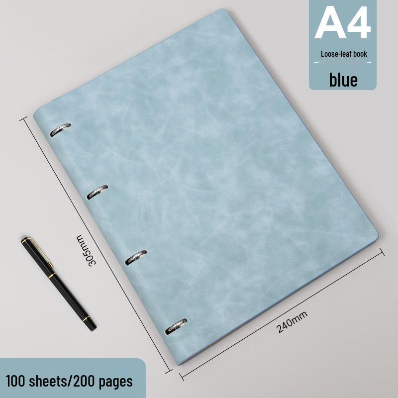 A5/B5 Loose-leaf Notepad: Business Meeting Notebook with Detachable Pages and Custom Logo Printing