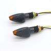 evomosa Turn Signal Lamp, Turn Light, LED, Motorcycle, Double-sided Luminous, Universal, Front and Back,
