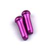 Bicycle Brake Cable End Caps Aluminum Alloy Colorful Set For Mountain Bike Maintenance