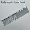 1pc Pet Metal Straightening Comb, Pet Grooming Detangling Brush, Dog Brush, Cat Brush, Electroplated Wide-Tooth Comb