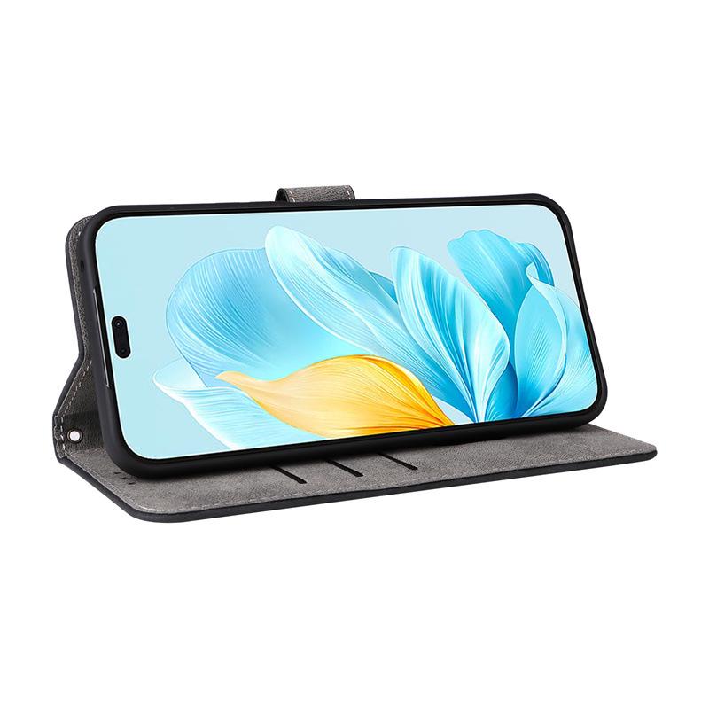 Compatible with Honor 200 Lite phone: Anti-theft leather wallet case with card slots, flip cover for Honor 200 Lite 5G.