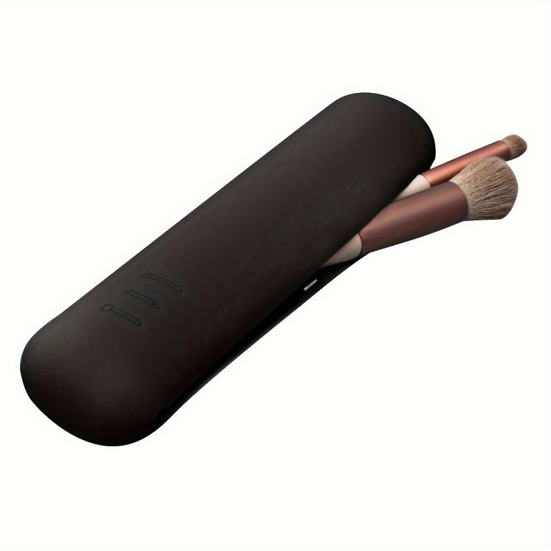 Silicone Makeup Brush Holder Portable Travel Cosmetic Brush Case With Cleaning Mat