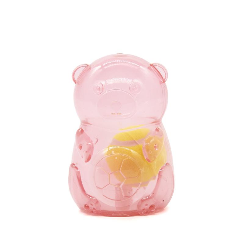 Dog Chewing Toy Tennis Ball Bear Toy Squeak Pet Toy Fun Puppy Sounding Toy Pet Bite Resistant Molar Toy Pet Supplies