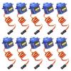 10Pcs Servo Motor Fixed Wing Airplane Model Remote Control DIY Server Driver Module SG90