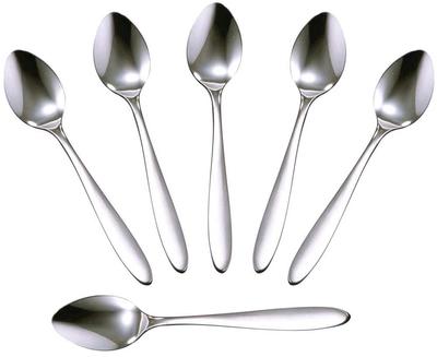 Shimomura Planning Coffee Spoon TSUBAME 5 Pieces 1 Piece In Dishwasher Safe Fingerprints Are Not Noticeable Stirring Milk and Sugar Simple Design