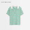 Tommy Hilfiger Women's 2025 S/S Premium Lyocell V-Neck Polo Tee