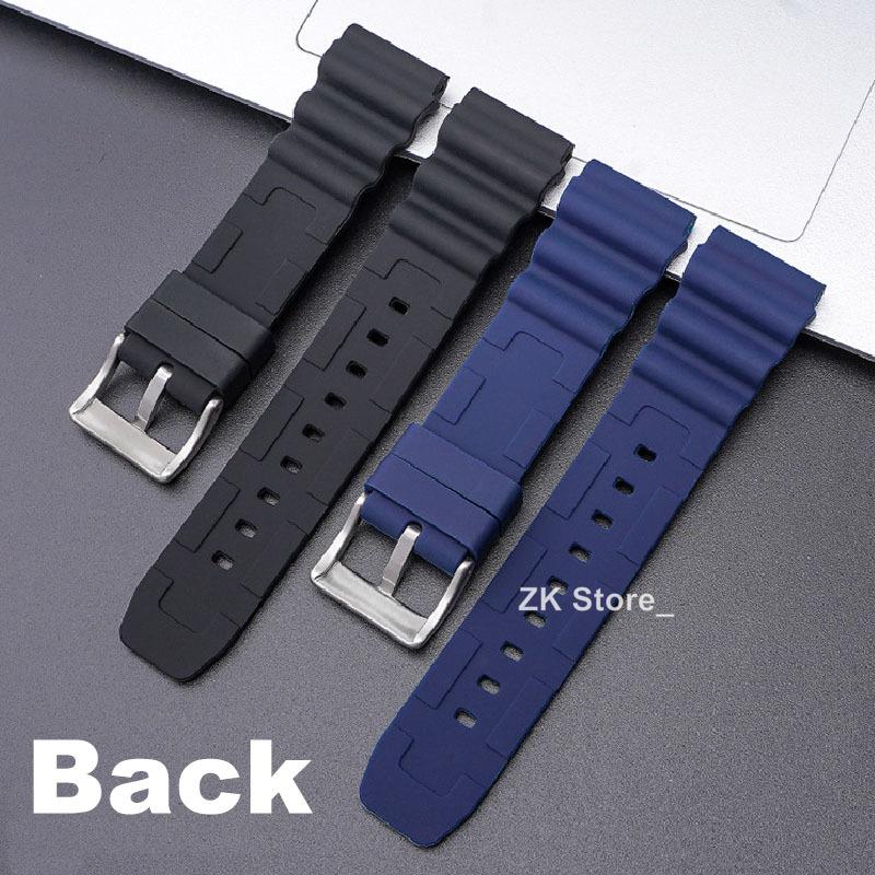 Cinturino in silicone da 22 mm per Seiko, cinturino in gomma da 20 mm, cinturino sportivo impermeabile per immersioni, cinturino di ricambio in gomma per uomo, accessori per orologi