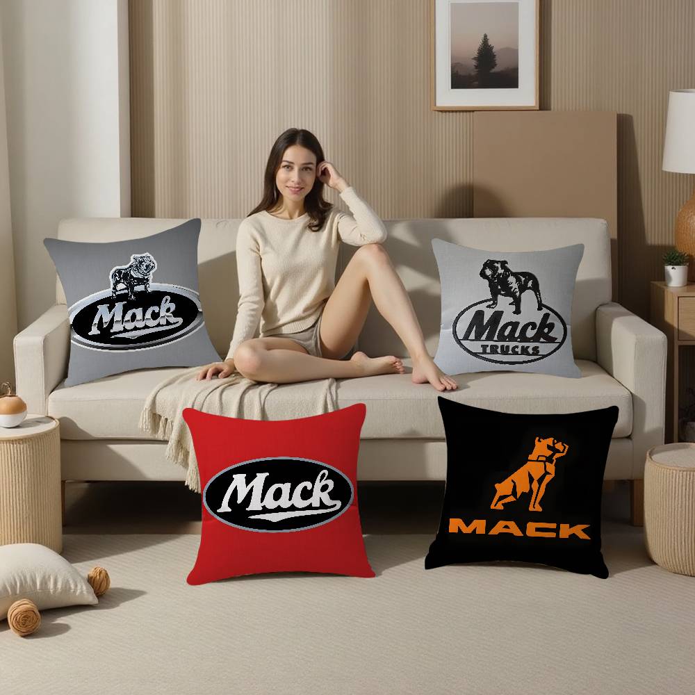 T-Truck Car M-MACKs Logo Pillow Anime Pillow Sofa Bed Head Pillow Cover Cushion Cover 45x45 cm Fashion