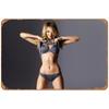 Sexy Girl Metal Tin Sign 20x30 cm for Garage & Workshop Decor