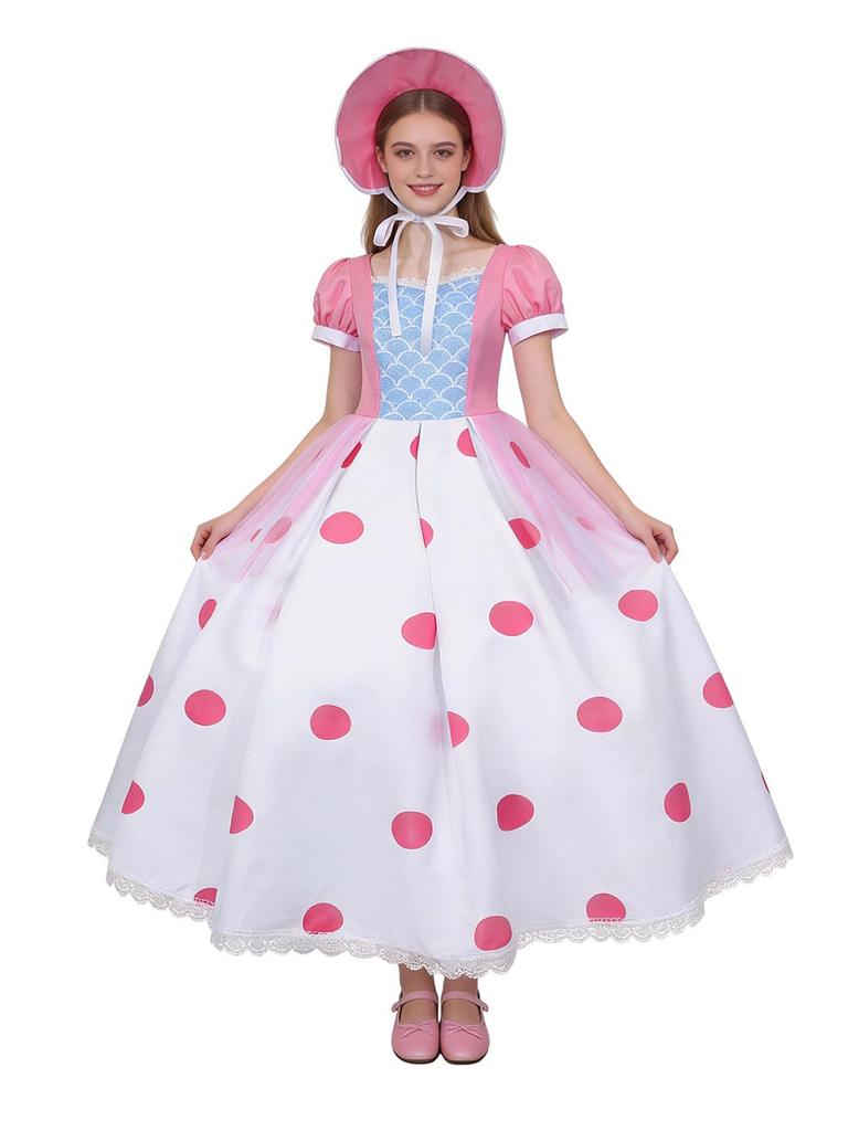Toy Story Halloween Woody And Bo Peep Cosplay Costume For Kids And Adults