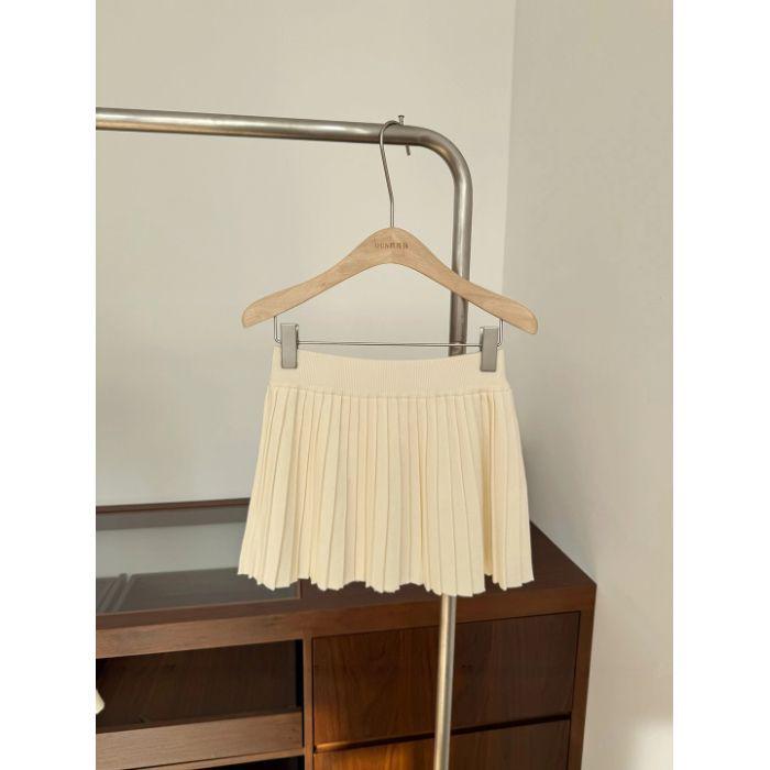 Korean-Style Faux Two-Piece Knit Sweater and Skirt Set for Women - 2026 Winter Collection