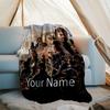 Custom Name The Last of Us Theme Printed Blanket - Perfect for Couch, Bed, Travel & Outdoor Use | Machine Washable, Cozy & Durable.