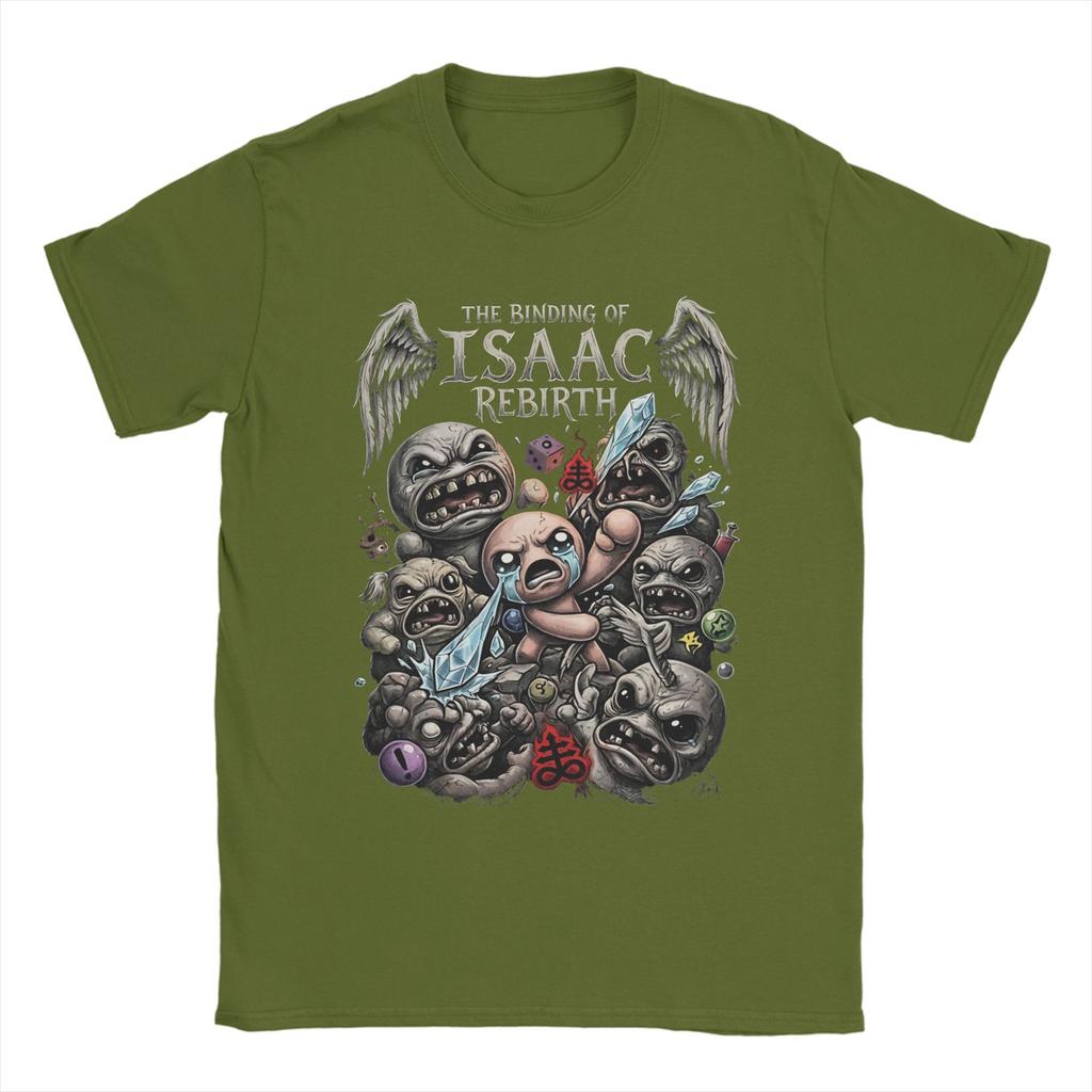 The Binding of Isaac Pixel Cotton T Shirt For Unisex Summer Vintage T Shirts Crewneck Hippie Tees Big Size Hot Sale Clothing