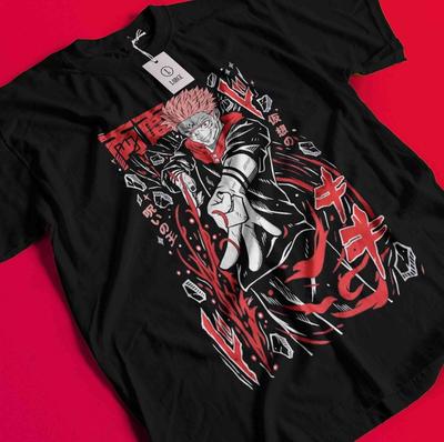 Sukuna Shirt Gojo Satoru T-Shirt Jujutsu Kaisen T-Shirt Toji T-Shirt Itadori Mahoraga BB1176