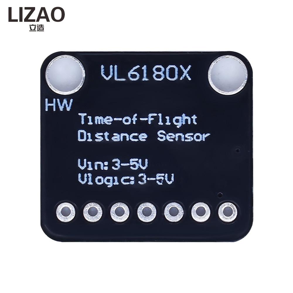 LIZAO VL6181X Optical Ranging Sensor Module, 1.1V 1V I1C Range Finder with Gesture Recognition for Arduino