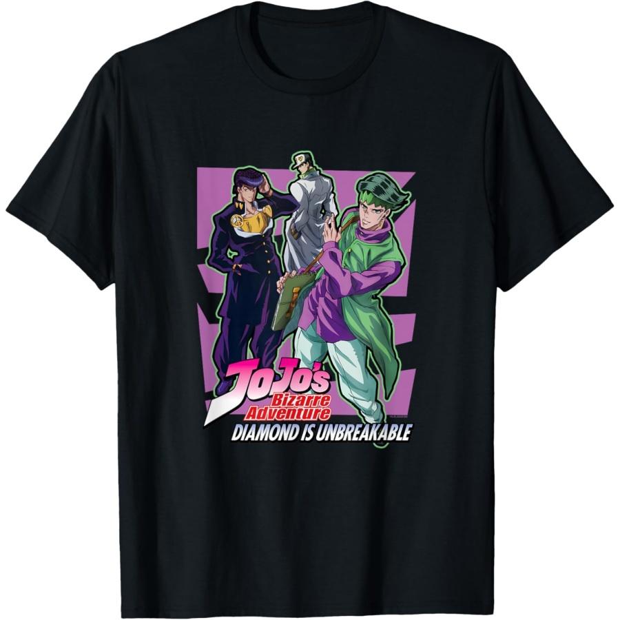 JoJo Diamond Is Unbreakable Групповая поза Джоске Рохан и Джотаро Футболка S