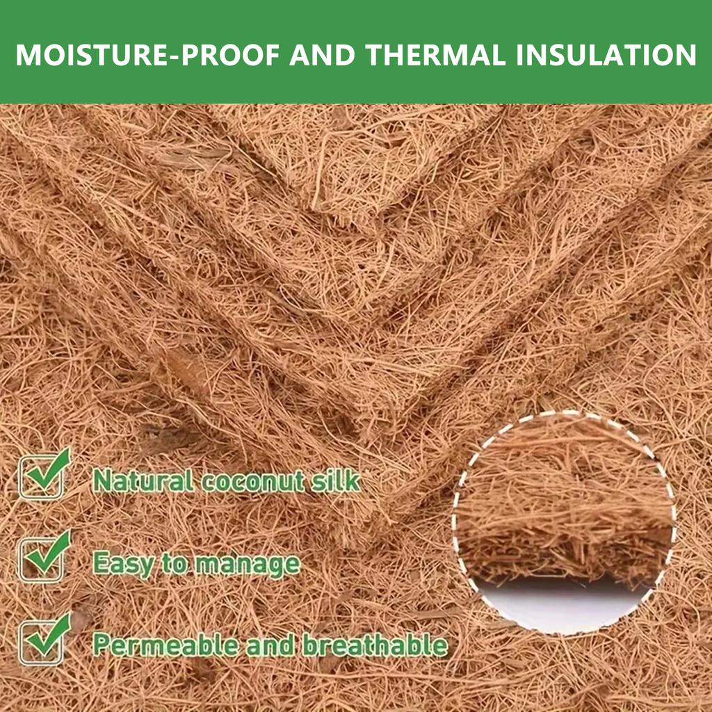 Coconut Fiber Reptile Mat Lizard Terrarium Breeding Eggs Mat Laying Nest Pad Dust Free Moisturizing Pet Bedding