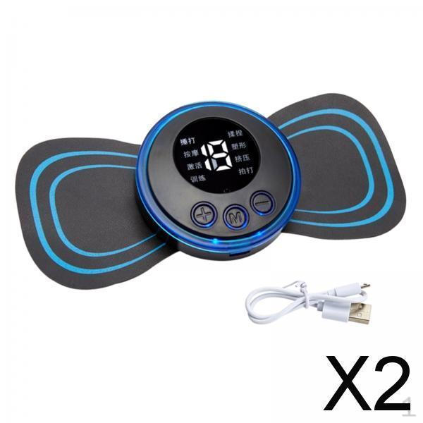 2xElectric Neck Massager Cordless Full Body Massage for Arm Legs Back USB