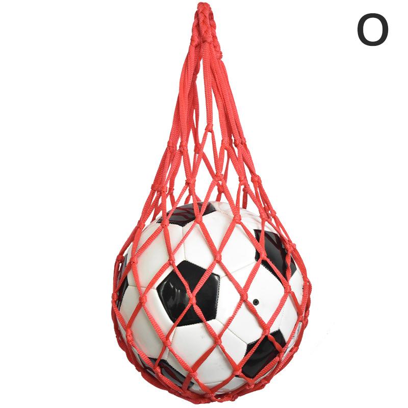 Torba siatkowa na piłkę nożną Nylonowa odważna torba do przechowywania Pojedyncza torba do noszenia piłki Przenośny sprzęt