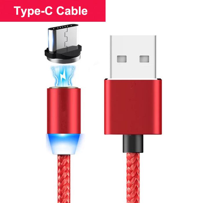 Magnetic Cable Type C Micro USB Fast Charging Cable for Xiaomi Huawei Samsung Magnet Android Mobile Phone Quick Charge Wire