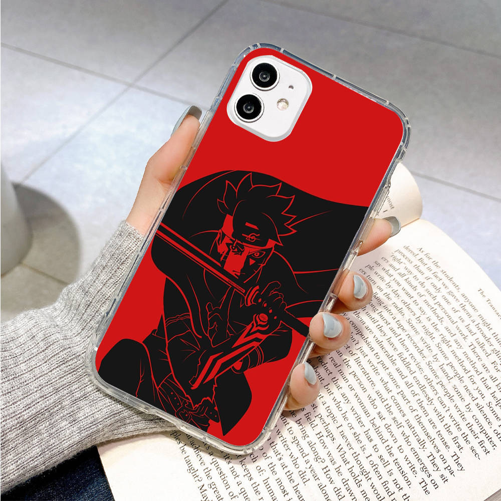 Case for Samsung A04 A14 A23 A34 A54 M23 M33 M52 M53 Realme 10 9 C30S C35 C55 VIVO Y02S Y21 Y51 X80 Pro Transparent Cover WI80 Boruto Anime