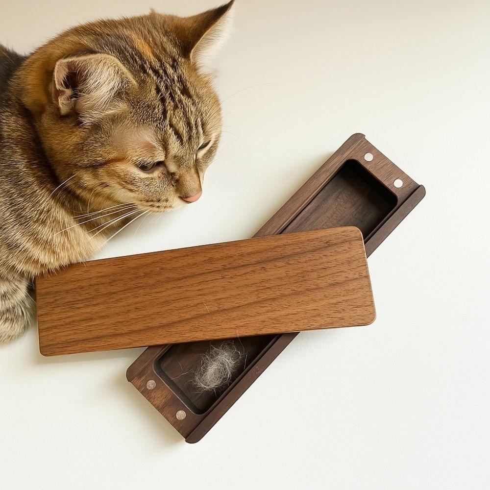 Magnetic Closure Pet Hair Storage Box Elegant Design Keepsake Organizer  Pet Supplies Storage