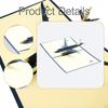 3D Aircraft Greeting Card DIY Paper Craft Multipurpose Fine Craftsmanship Accessory for Men and Kids