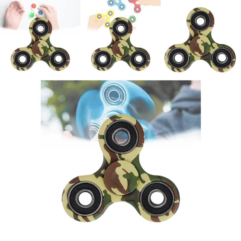 Барвистий пластиковий фіджет-спінер дитяча іграшка жовтий мультяшний малюнок