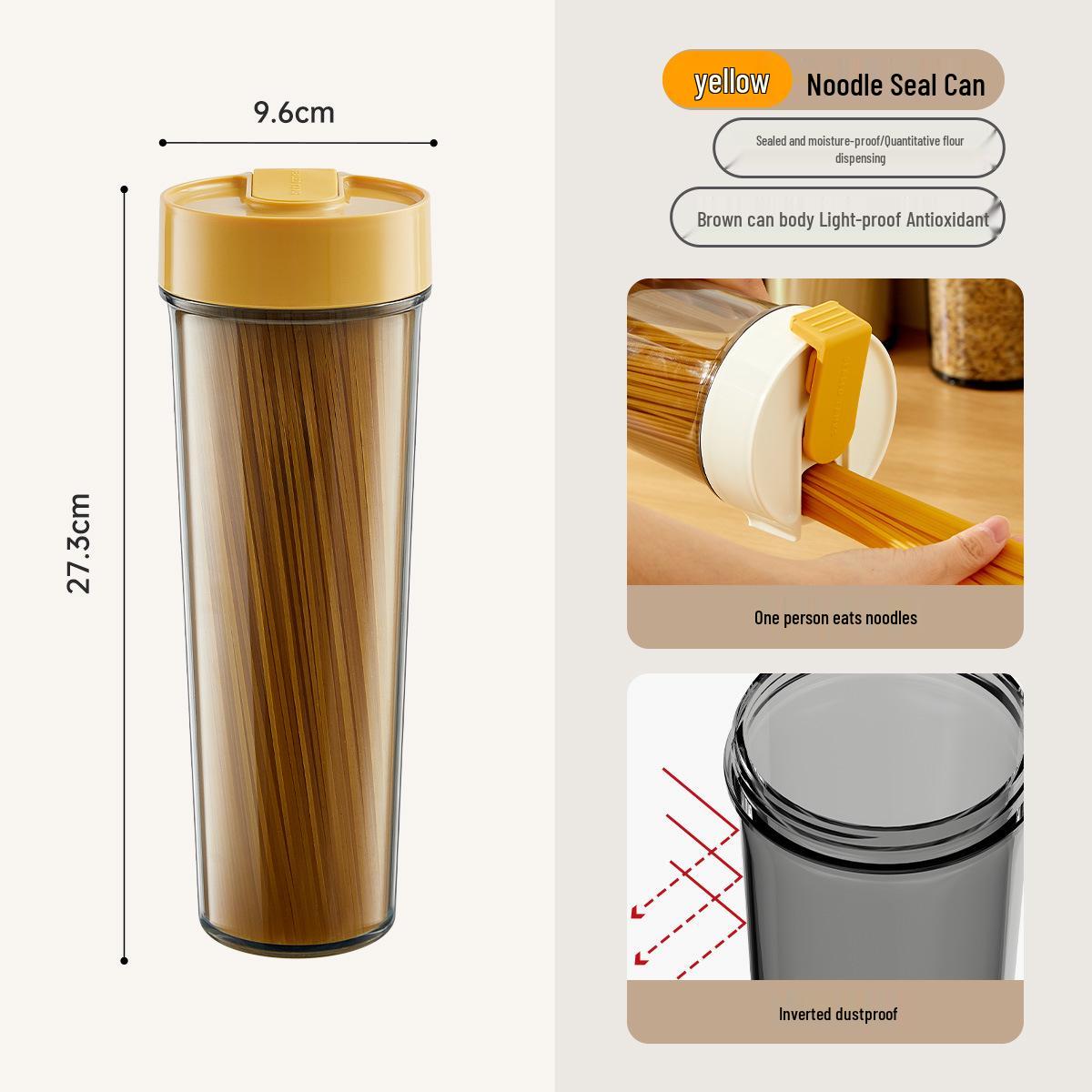 

Коробка для лапши пищевого класса: Банка для хранения сушеных макарон грубого помола жёлтый