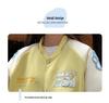 Unisex Color Block Embroidered Baseball Jacket - New Spring/Autumn Loose Fit