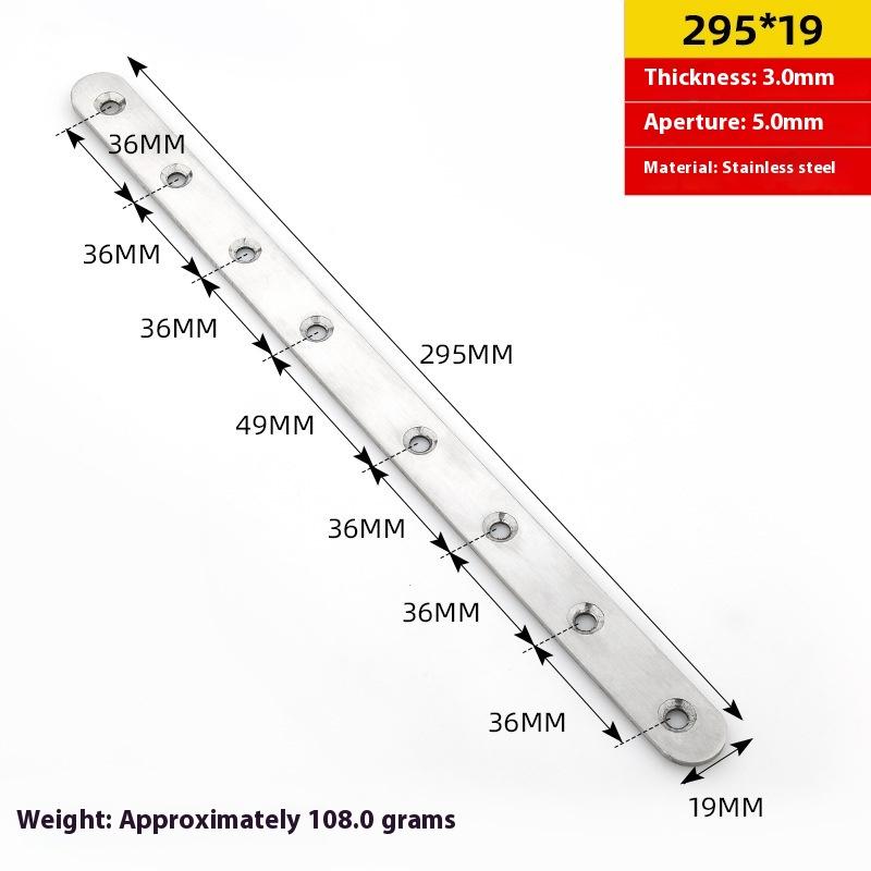 10/5/2Pcs Thickened Stainless Steel Corner Code Wooden Board Splicing Layer Plate Connector L-Shaped 90 Degree Right Angle Brack