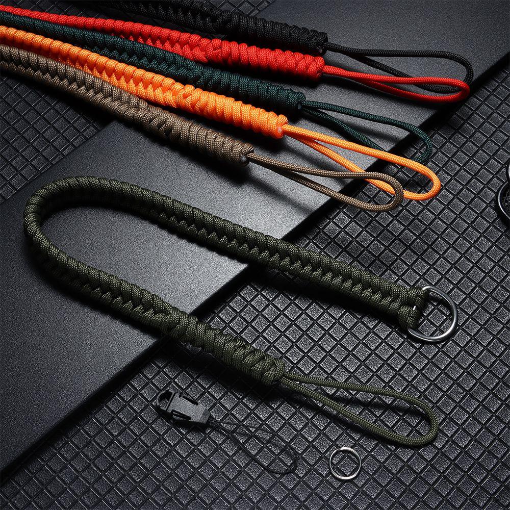 Anti-lost Braided Bracelet Survival Paracord Outdoor Climbing Rope Wrist Strap Camera Wrist Strap