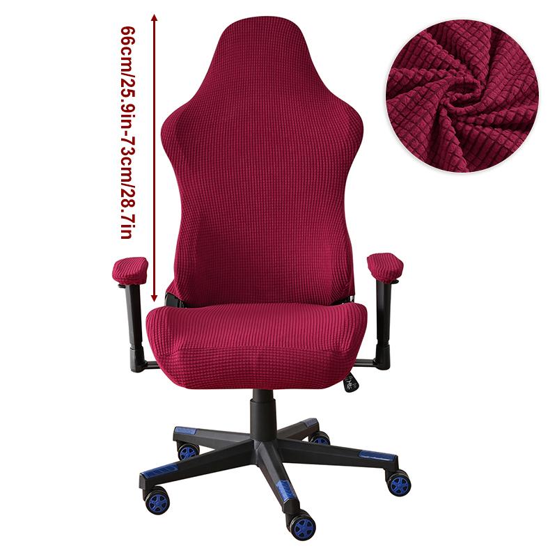 4Pcs Gaming Chair Covers With Armrest Spandex Splicover Office Seat Cover For Computer Armchair Protector Cadeira Gamer