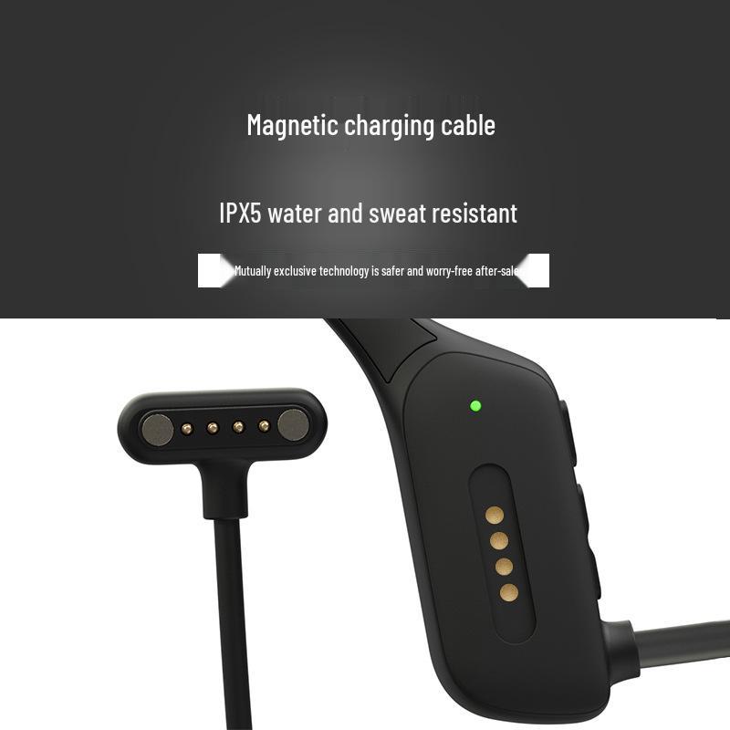 Bone X1 Open-Ear Bluetooth Headset: Sweatproof, Waterproof, In-earless Bone Conduction Design.