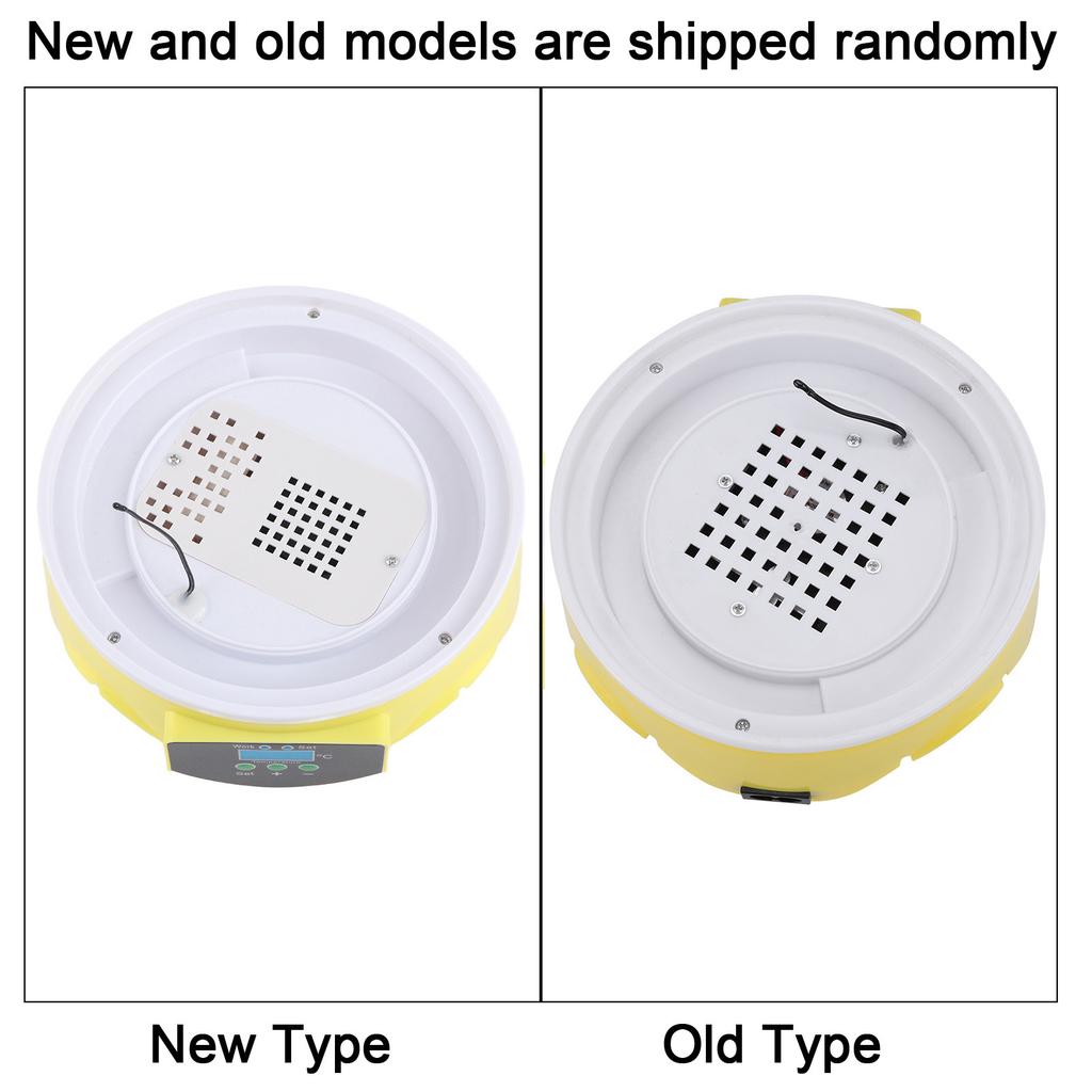 7 Eggs Digital Clear Manual Turning Incubator Hatcher Temperature Control Duck Bird Manual Turning Incubator