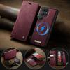 Magnetic Leather Case with Flip Cover for Samsung S26 ULTRA/S25 EDGE - MagSafe Wallet Style