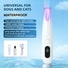 Dogs Cats 2 In 1 Grooming Kit Pet Hair Trimmer  with LED & UV Light, Waterproof Electric Shaver