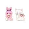 Japanese Soft Sister Cat Love Our Gem Oil Brooch