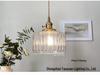 Modern Minimalist Retro Brass & Glass Nordic Pendant Lamp for Homestays and Restaurants