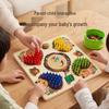 Wooden Sensory Integration Hedgehog Game for Fine Motor Skills Development