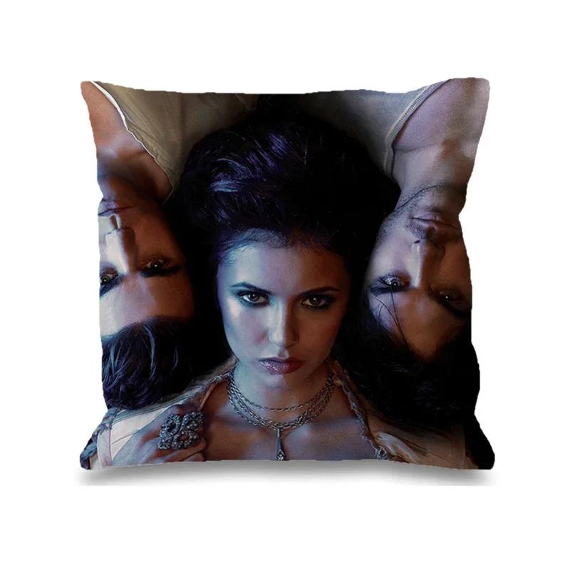 The Vampire Diaries Pillow Cases Decorative Cushions Cover For Sofa Car Decoration Pilow Covers Pillowcase 50X50 Custom Cushion