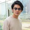 EIGHT TOKYO Clubmaster Brow Light UV Blue Light Black Designed by a Sabae Manufacturer Men's Sunglasses, Color, Clear, Protection, Protection,