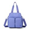 Borsa a tracolla in nylon multitasche da donna, borsa a spalla leggera con tracolle