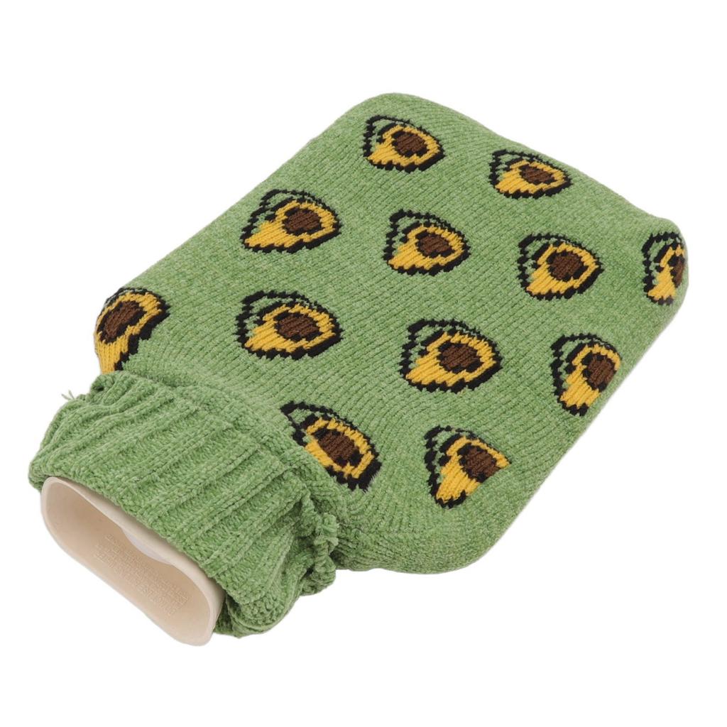 2000ML Hot Water Bottle Hot Water Bag with Soft Knitted Cover for Neck Shoulder Warm for Winter