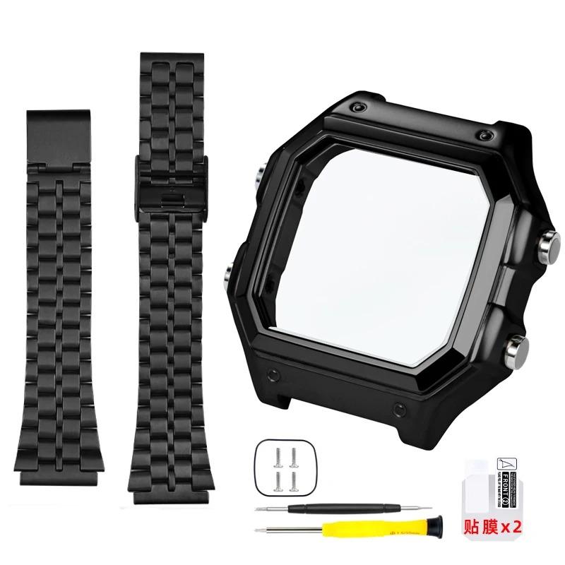 Pro Casio 3299 AE-1200 AE-1200WH AE1300 Modifikované pouzdro hodinek z nerezové oceli 304 AE1200 Celokovové pouzdro Ocelový řemínek