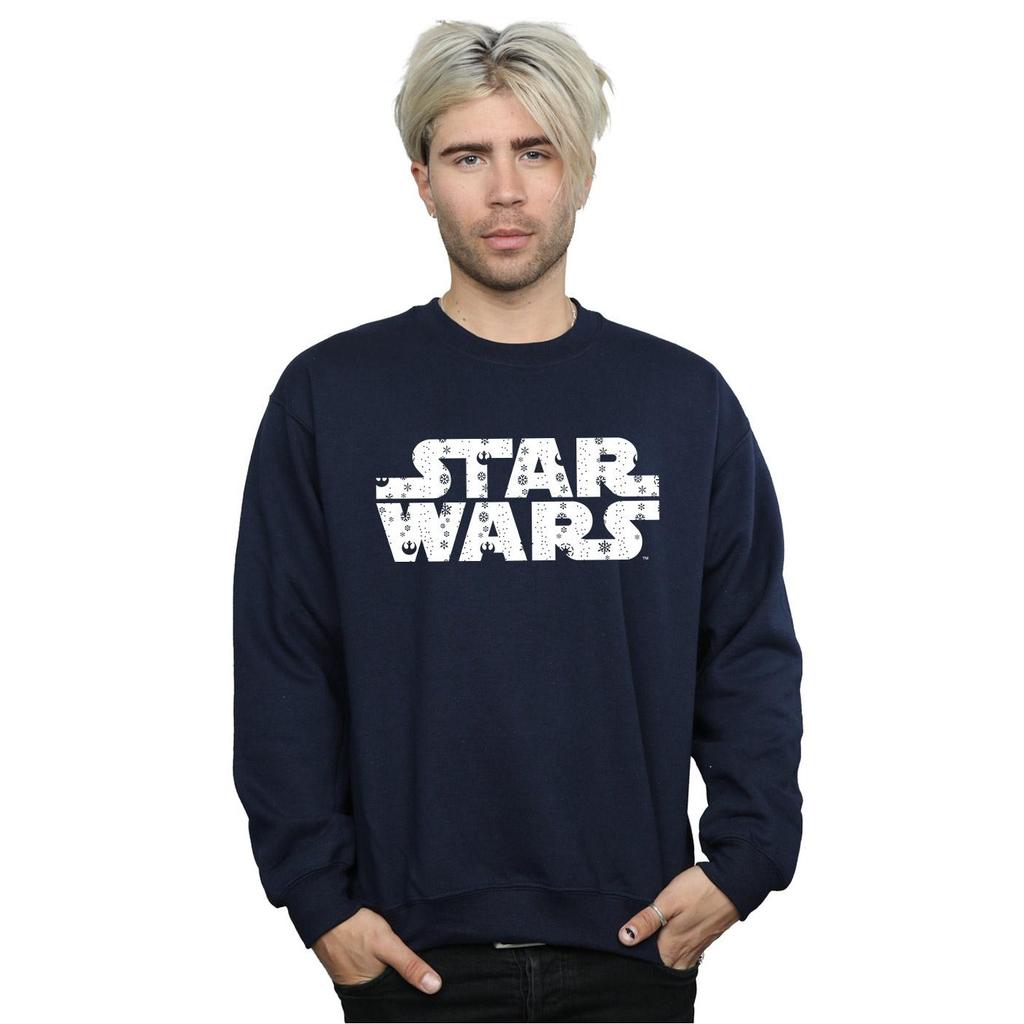 STAR WARS Mens Christmas Logo Sweatshirt