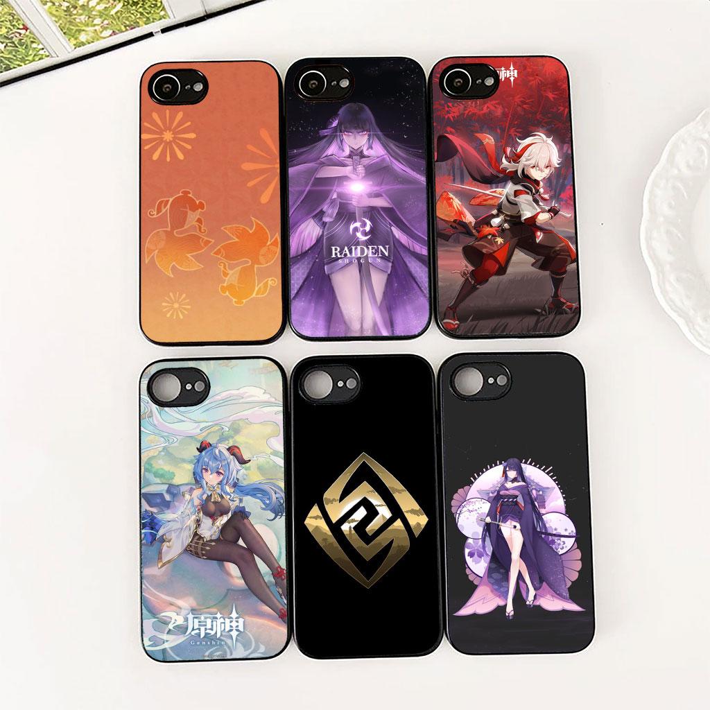 Genshin Baal Raiden Shogun Impact Phone Cover Soft Case for Xiaomi Redmi 15 15C A4 A5 9A 9C NFC Note 9 8 9T 5G Casing