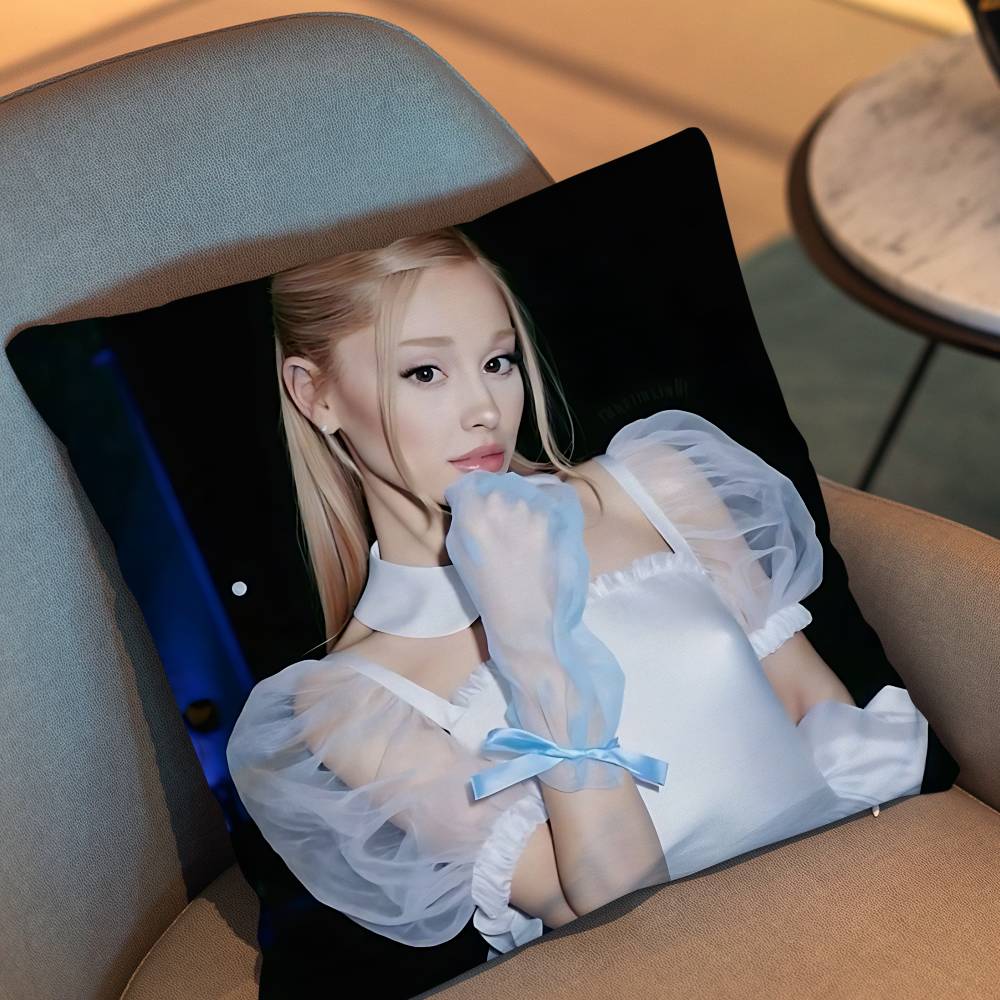 Glinda Ariana Grande Wicked Pillow Cover Living Room Sofa Cushion Cover Bedroom Room Bed Pillow Cover Home Decoration Peach skin 18*18(CM)-1Pcs